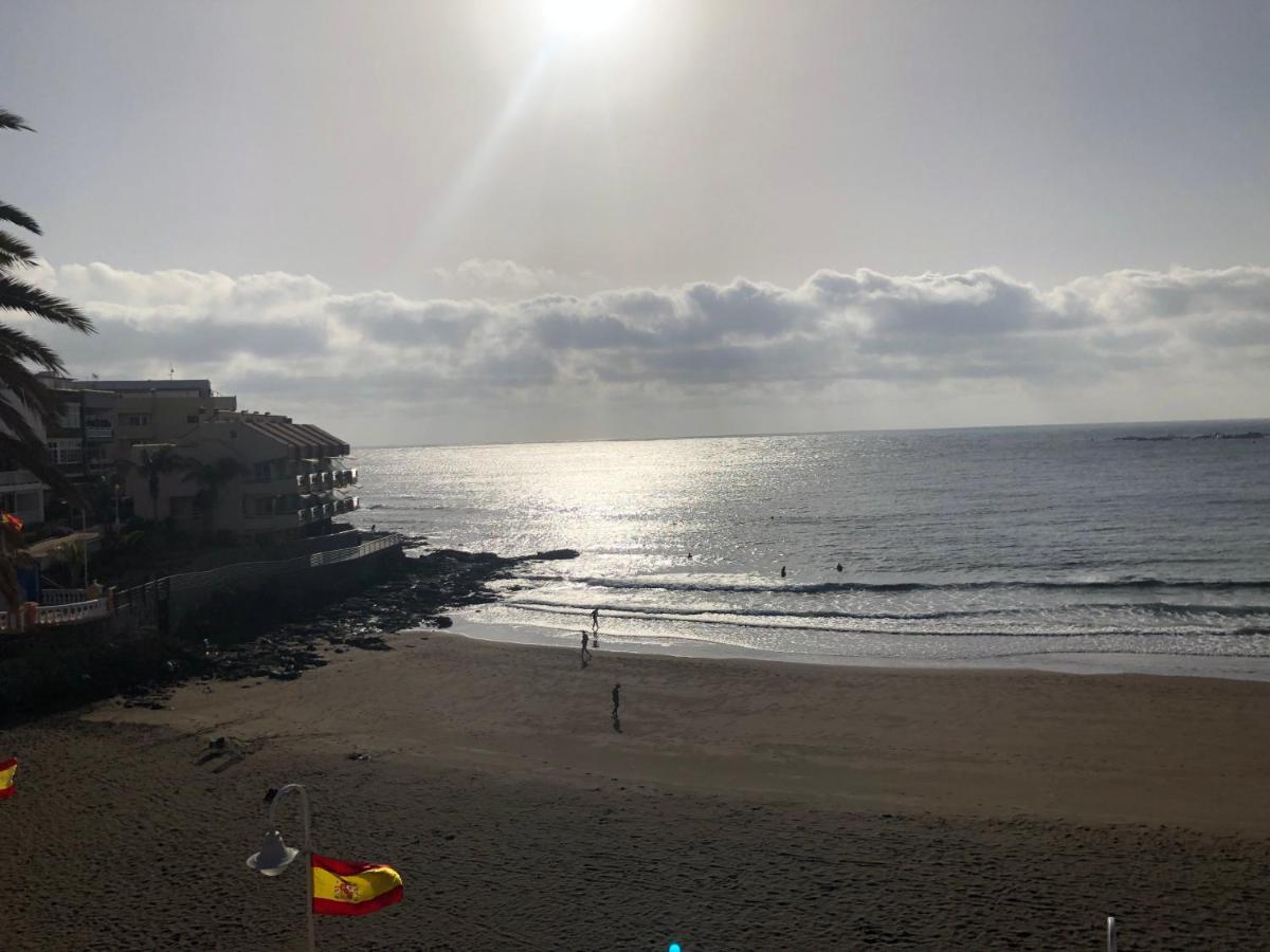 Espectacular En Primera Linea De La Playa Telde Exteriör bild