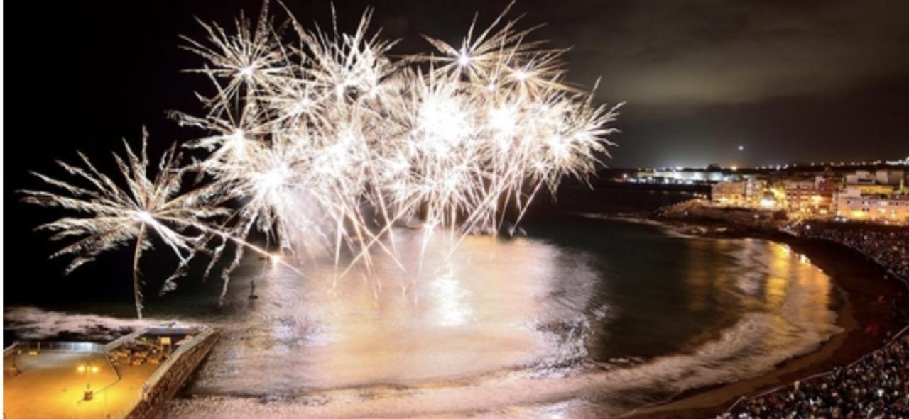 Espectacular En Primera Linea De La Playa Telde Exteriör bild
